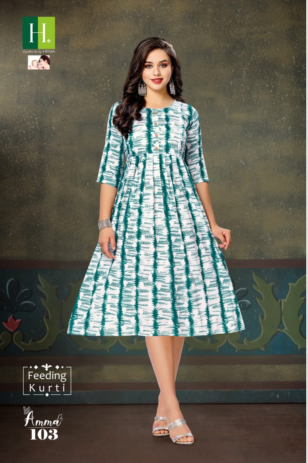 Amma By Hirwa Feeding Printed Kurtis Catalog
